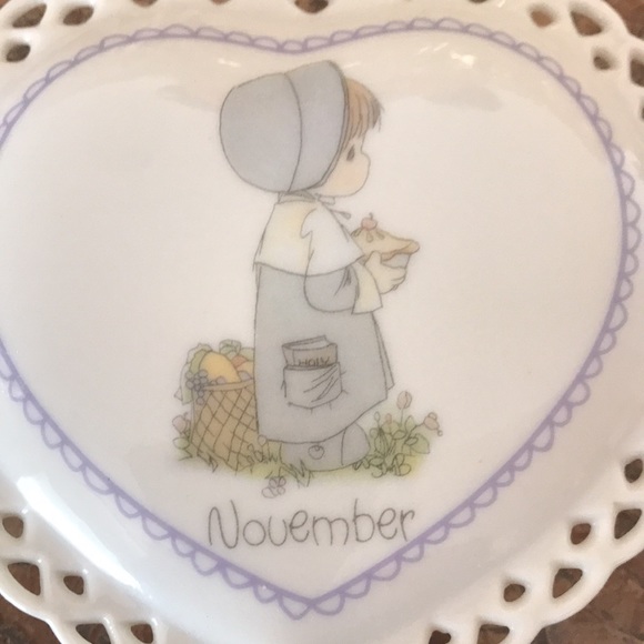 Precious Moments Collection vintage 1988 November treasure heart - Picture 2 of 10